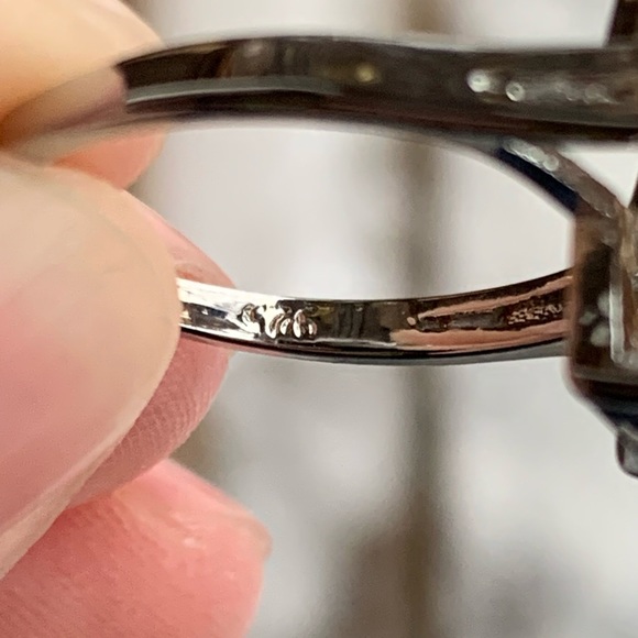 STERLING SILVER PEACHY MORGANITE RING - Picture 7 of 8